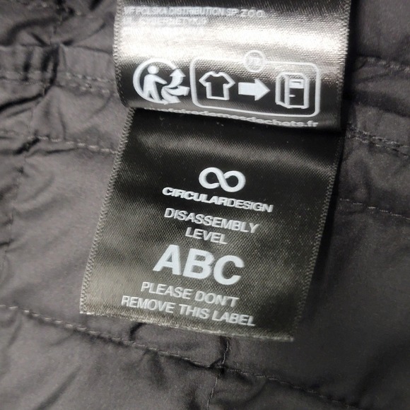 North Face Jacket Mens Medium Black Quilted Thermal Insulation Lightweight - Picture 13 of 15